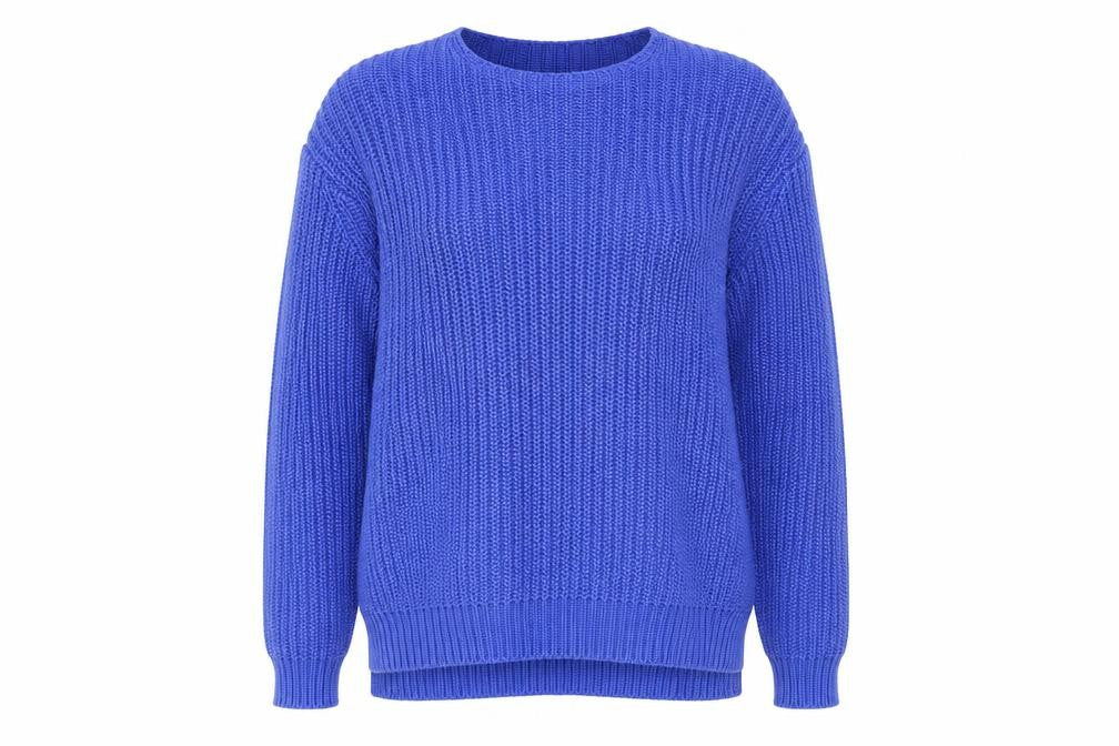 Womens UK Size 10 Divided Blue Pullover Jumper
