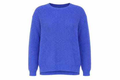Womens UK Size 10 Divided Blue Pullover Jumper