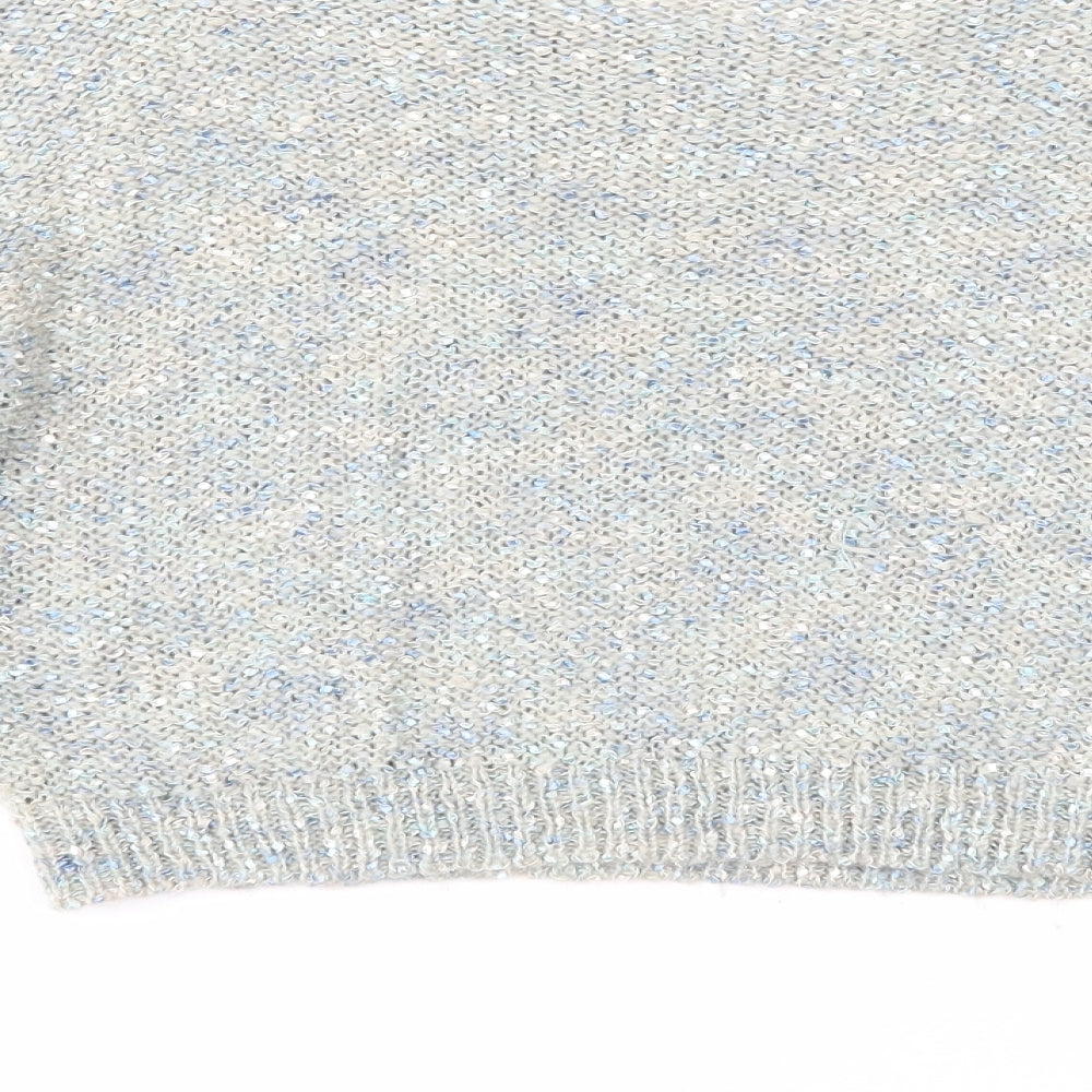 Womens UK Size 12 Miss Selfridge Blue Pullover Jumper