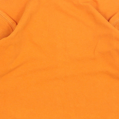 Carter's Boys Orange Cotton Basic T-Shirt Size 4 Years Round Neck Pullover