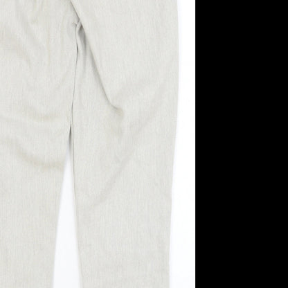 Topshop Womens Grey Cotton Straight Jeans Size 30 in Regular Button