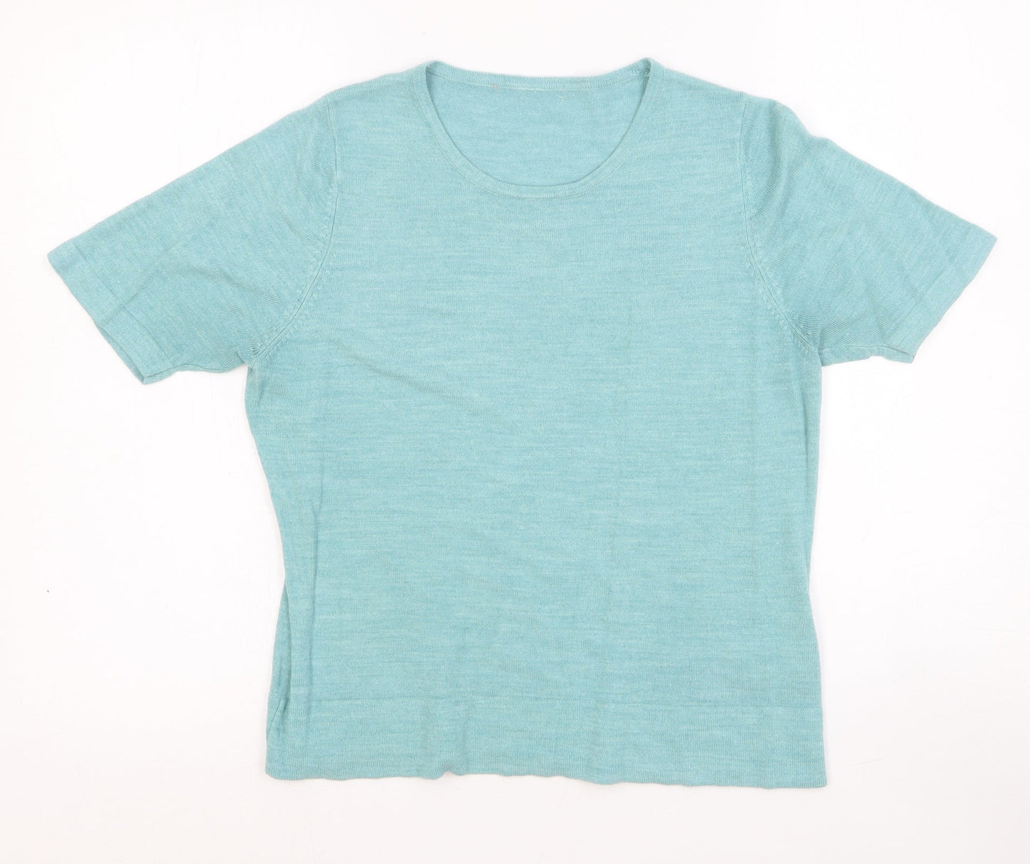 Womens UK Size 12 Marks and Spencer Green Pullover Jumper