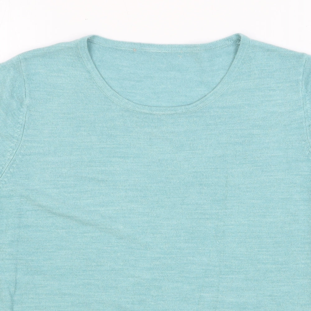 Womens UK Size 12 Marks and Spencer Green Pullover Jumper