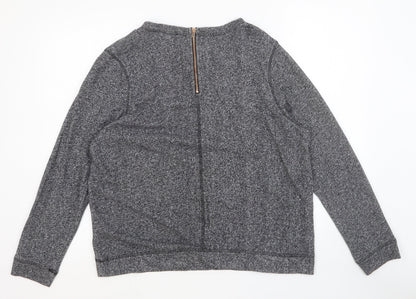 Womens UK Size L H&M Grey Pullover Jumper