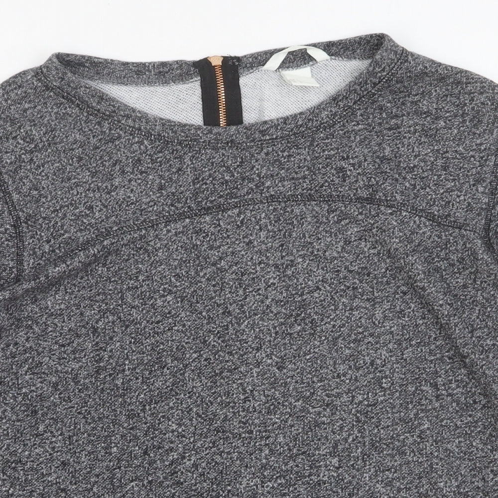 Womens UK Size L H&M Grey Pullover Jumper