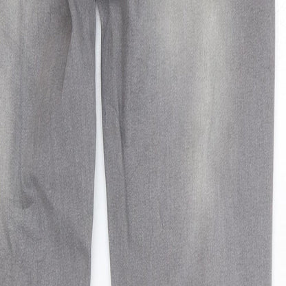 Womens UK Size 32 in Preworn Regular Fit Skinny Grey Jeans