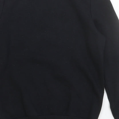 Primark Boys Black Cotton Pullover Sweatshirt Size 11-12 Years Pullover - BFF