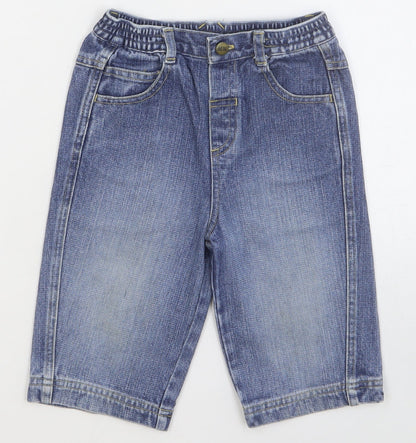 Preworn Boys Blue Chlorofibre Jogger Jeans Size 18-24 Months L50 cm Button