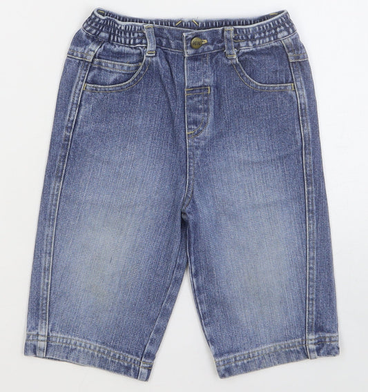 Preworn Boys Blue Chlorofibre Jogger Jeans Size 18-24 Months L50 cm Button