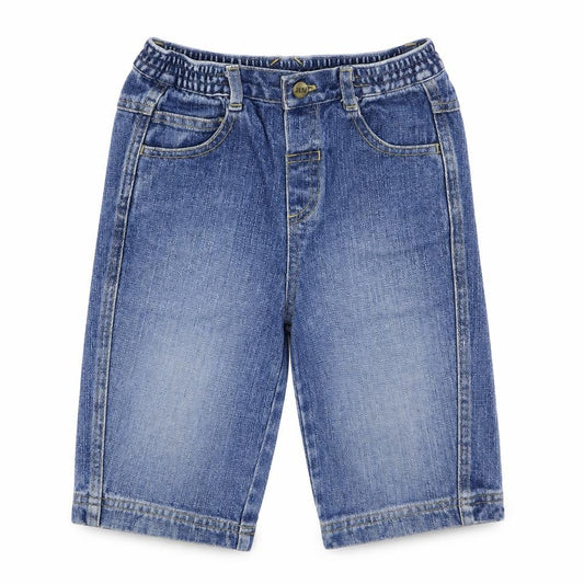 Preworn Boys Blue Chlorofibre Jogger Jeans Size 18-24 Months L50 cm Button