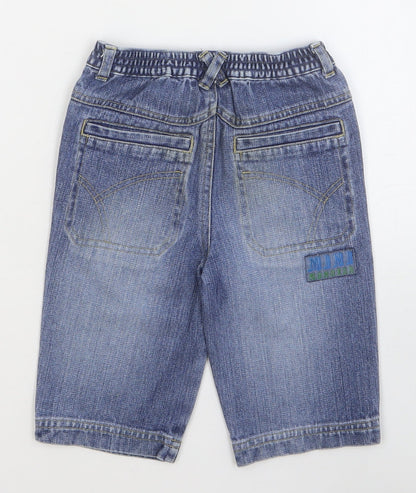 Preworn Boys Blue Chlorofibre Jogger Jeans Size 18-24 Months L50 cm Button