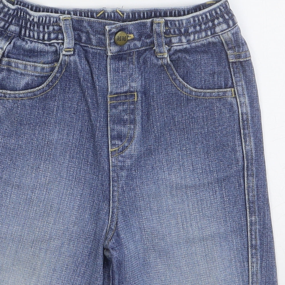 Preworn Boys Blue Chlorofibre Jogger Jeans Size 18-24 Months L50 cm Button