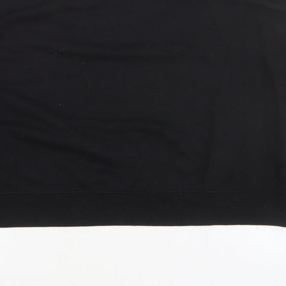 Divided Womens Black Chlorofibre Pullover Sweatshirt Size S Zip