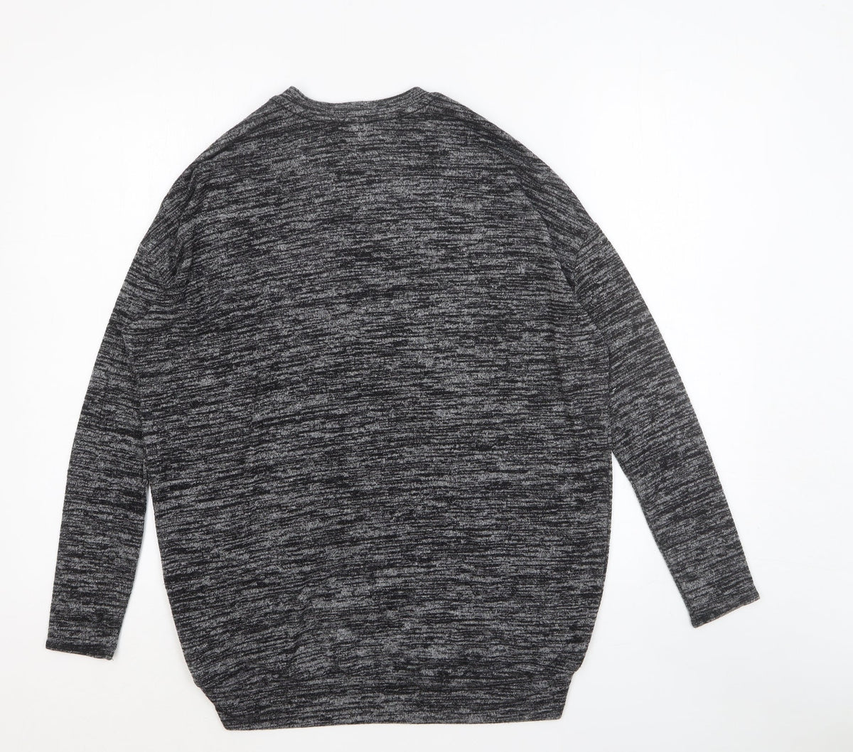 Wilfred Womens Grey V-Neck Cotton Pullover Jumper Size L