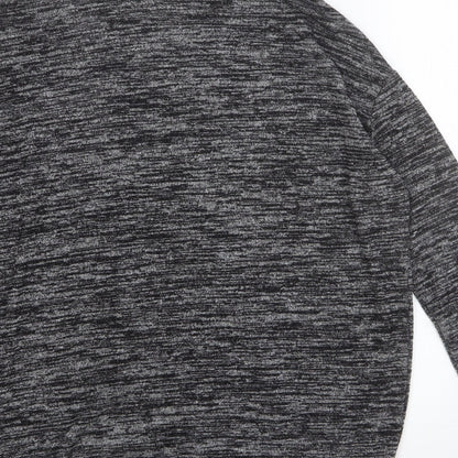Wilfred Womens Grey V-Neck Cotton Pullover Jumper Size L