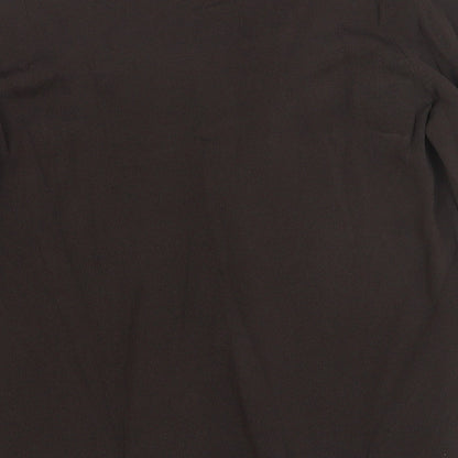 Womens UK Size L CC Brown Pullover Jumper