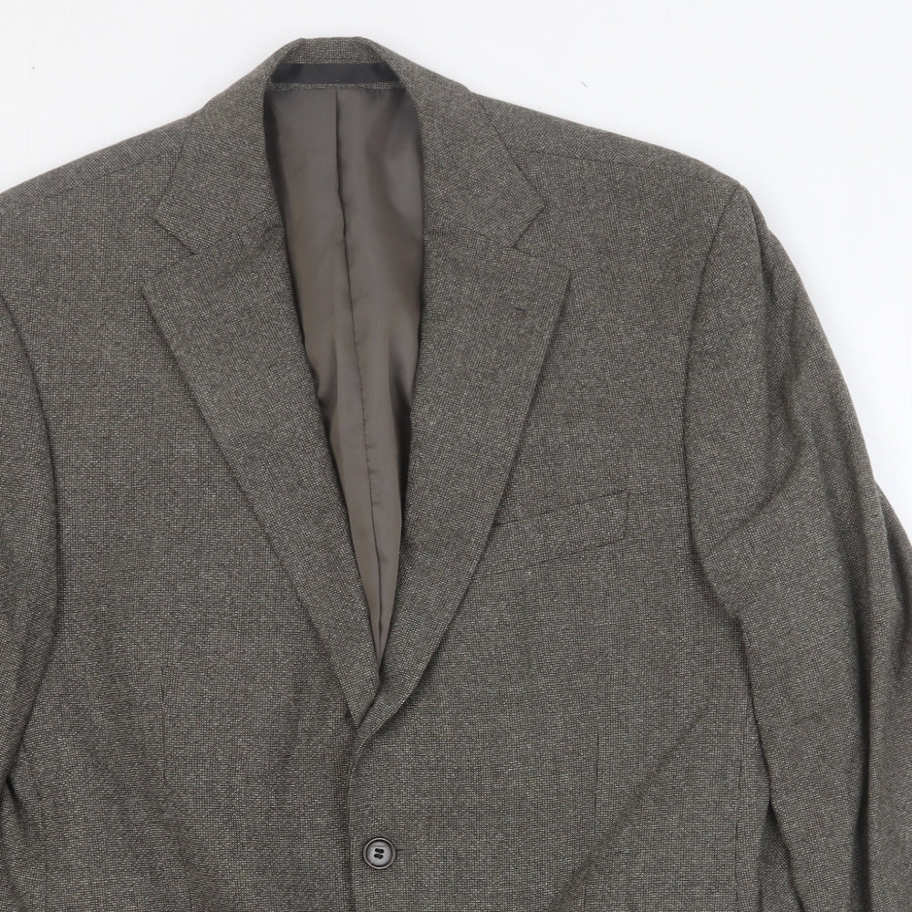 Mens UK Size 40 Marks and Spencer Regular Grey Suit Jacket