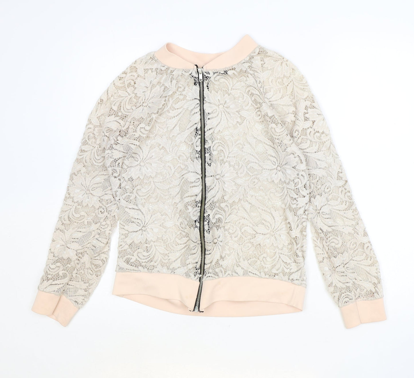IX Womens Pink Jacket Size 8 Zip