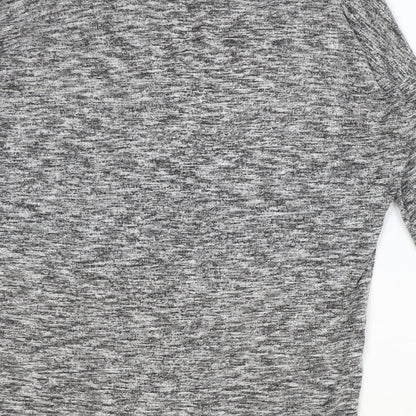 Womens UK Size S New Look Grey Basic Blouse