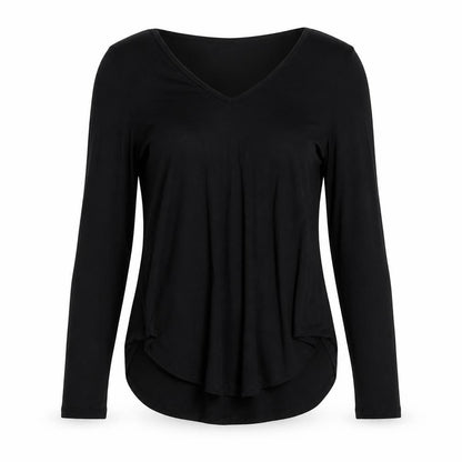 Womens UK Size S Cherokee Black Basic Blouse