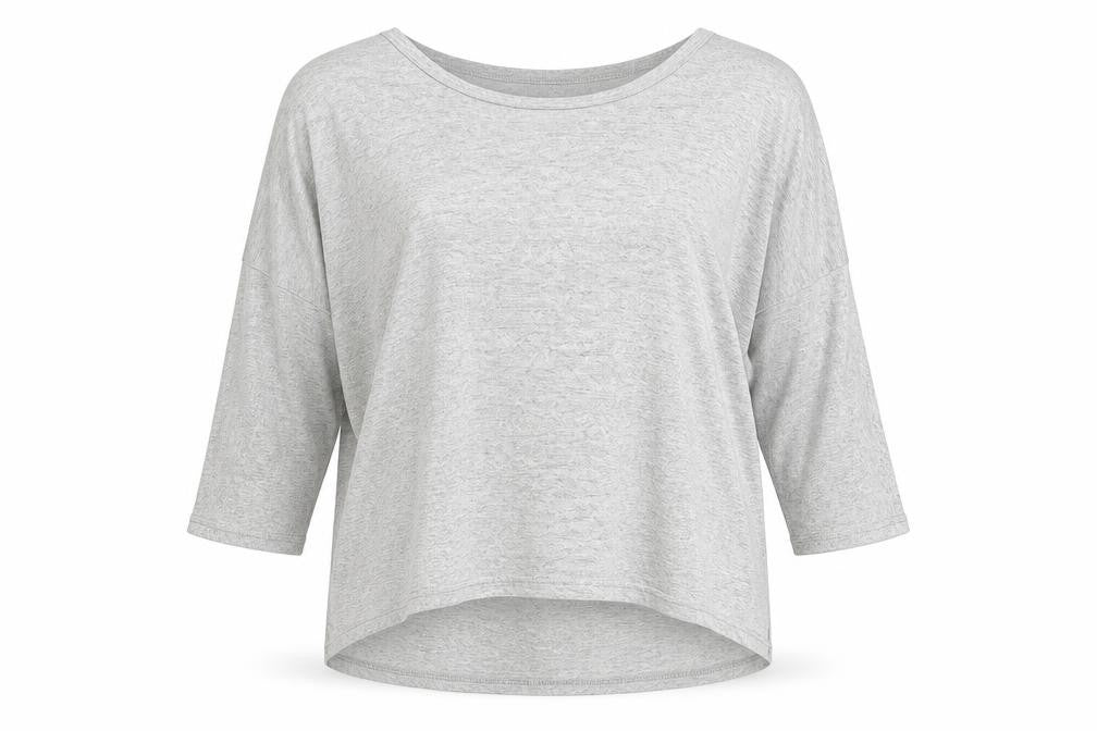 Womens UK Size M JULIE Grey Basic Blouse