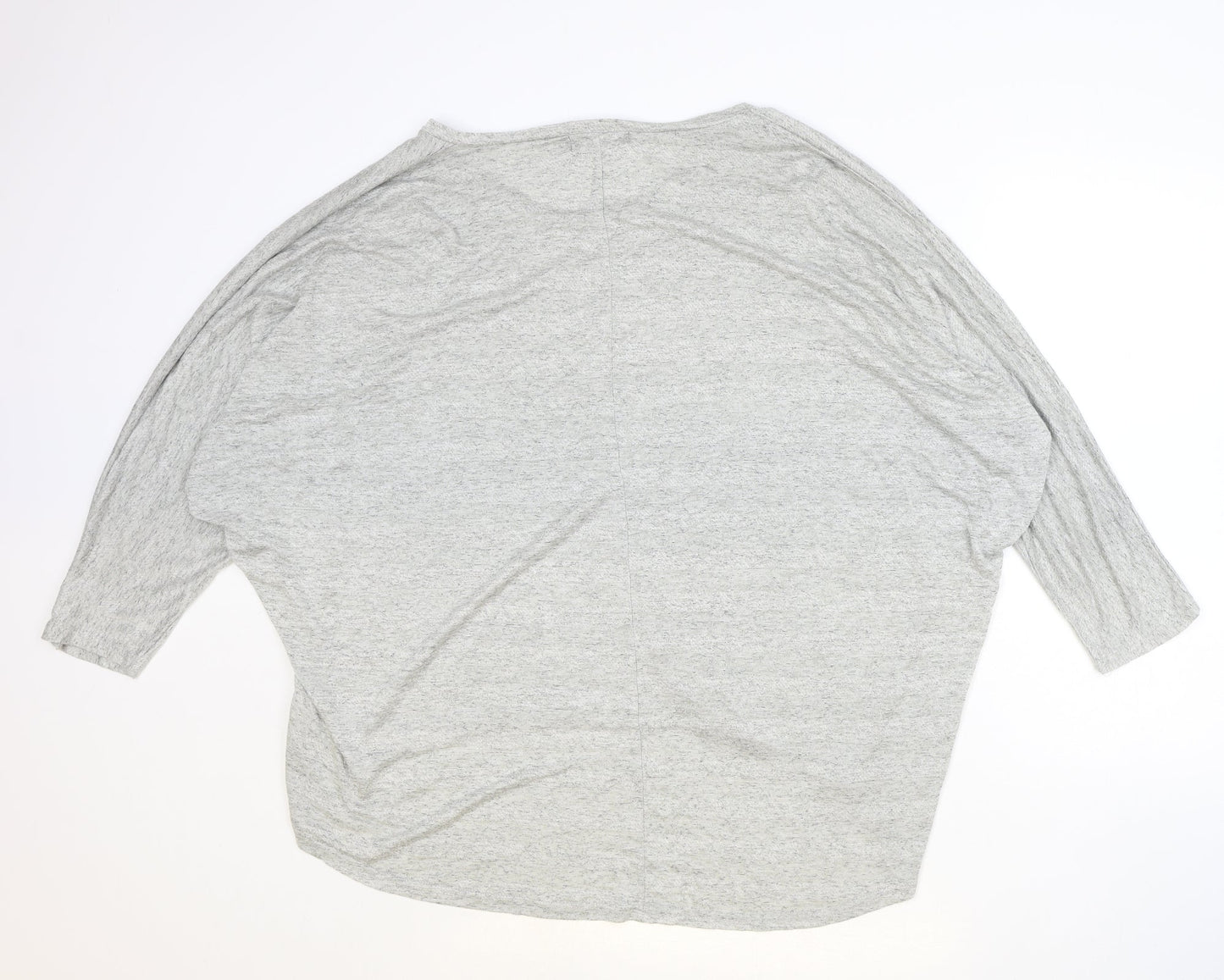 Womens UK Size M JULIE Grey Basic Blouse