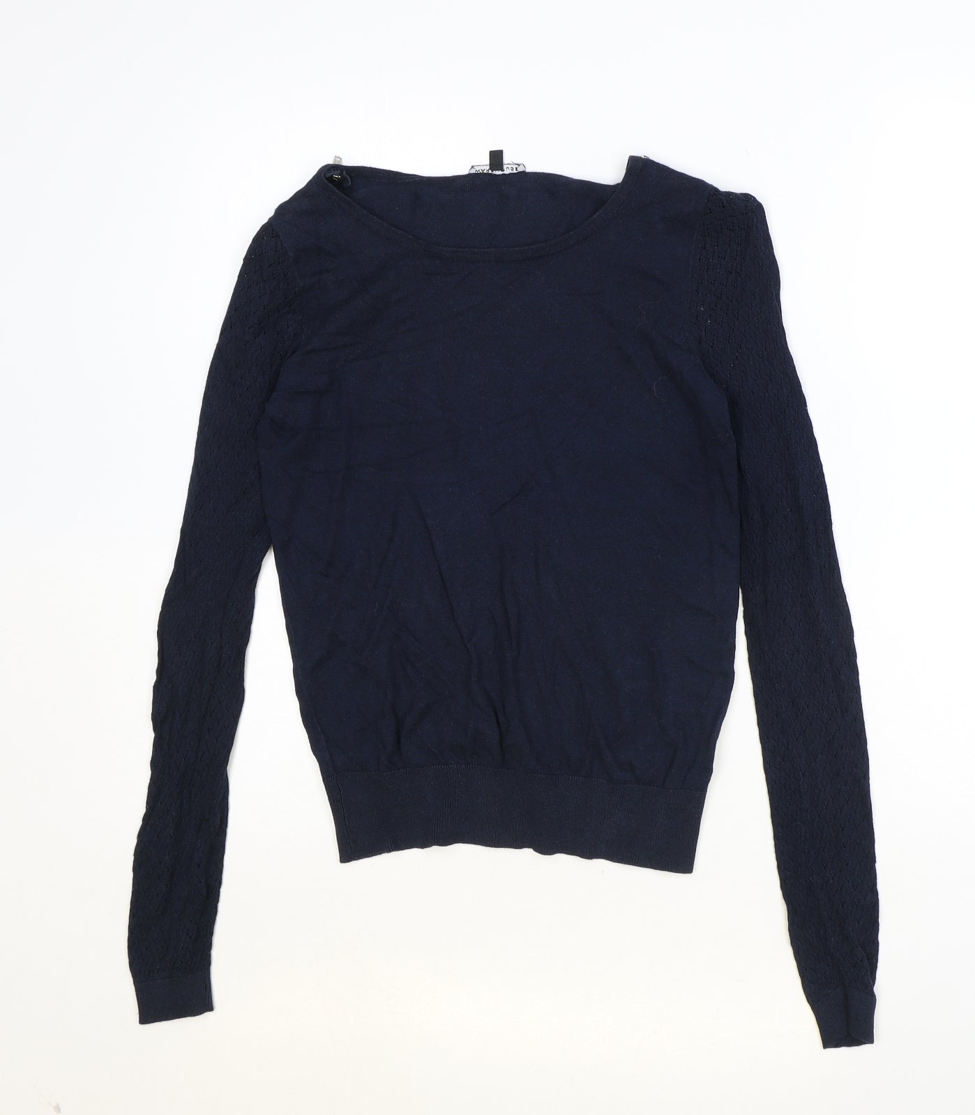 Womens UK Size 8 Warehouse Blue Pullover Jumper