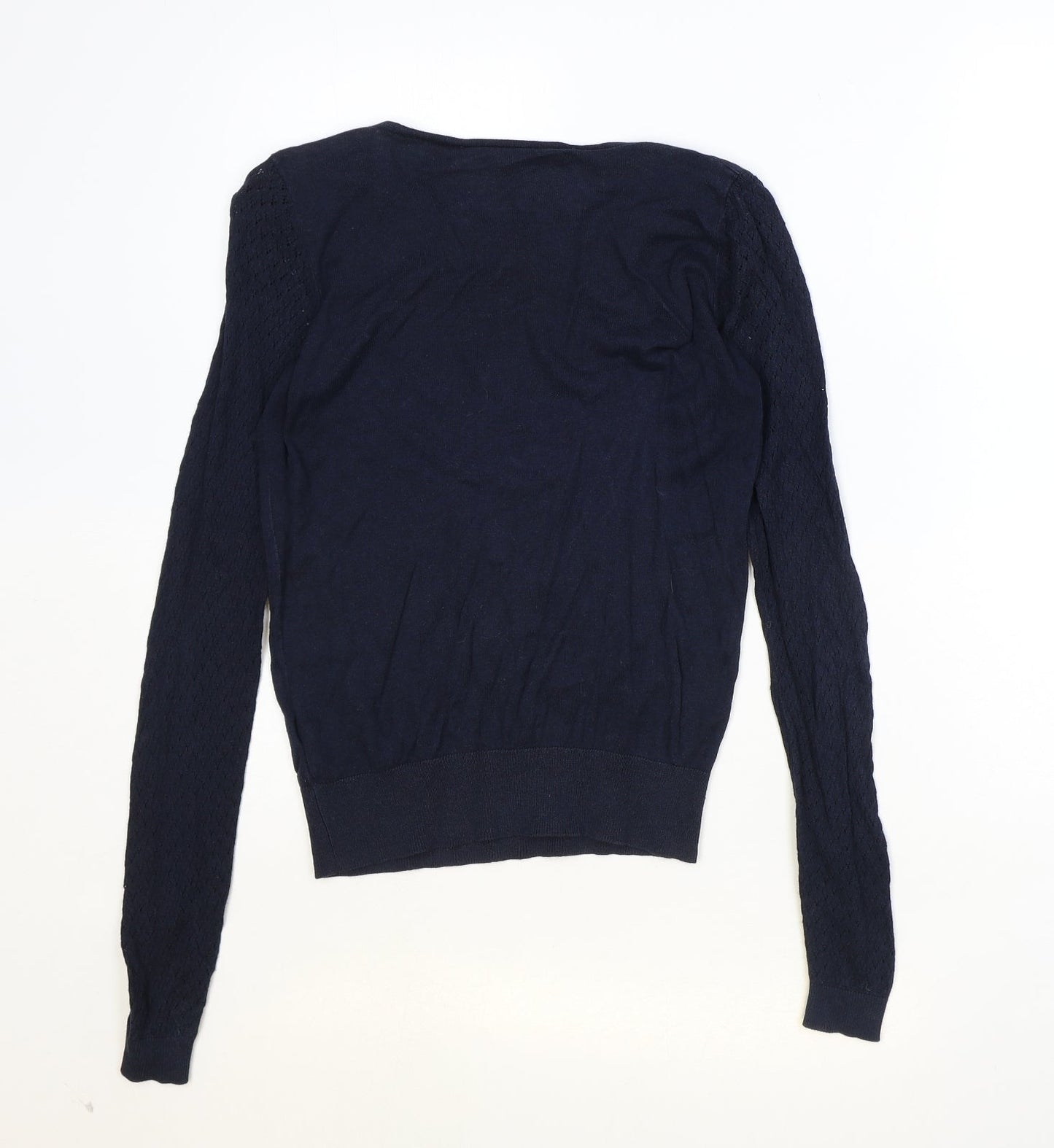 Womens UK Size 8 Warehouse Blue Pullover Jumper