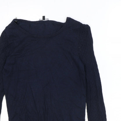 Womens UK Size 8 Warehouse Blue Pullover Jumper