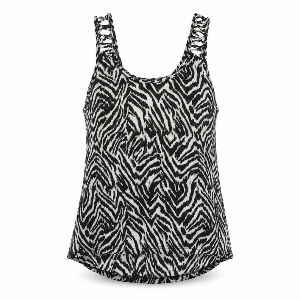 Womens UK Size M H&M Black Basic Tank