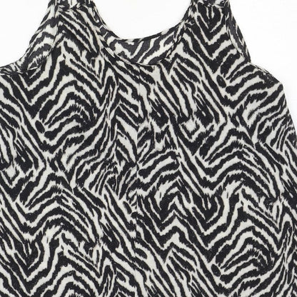 Womens UK Size M H&M Black Basic Tank