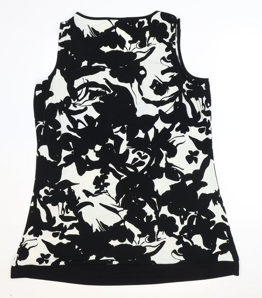 Womens UK Size 10 Marks and Spencer Black Basic Tank