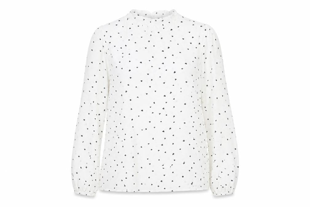 Womens UK Size XL SheIn Ivory Basic Blouse
