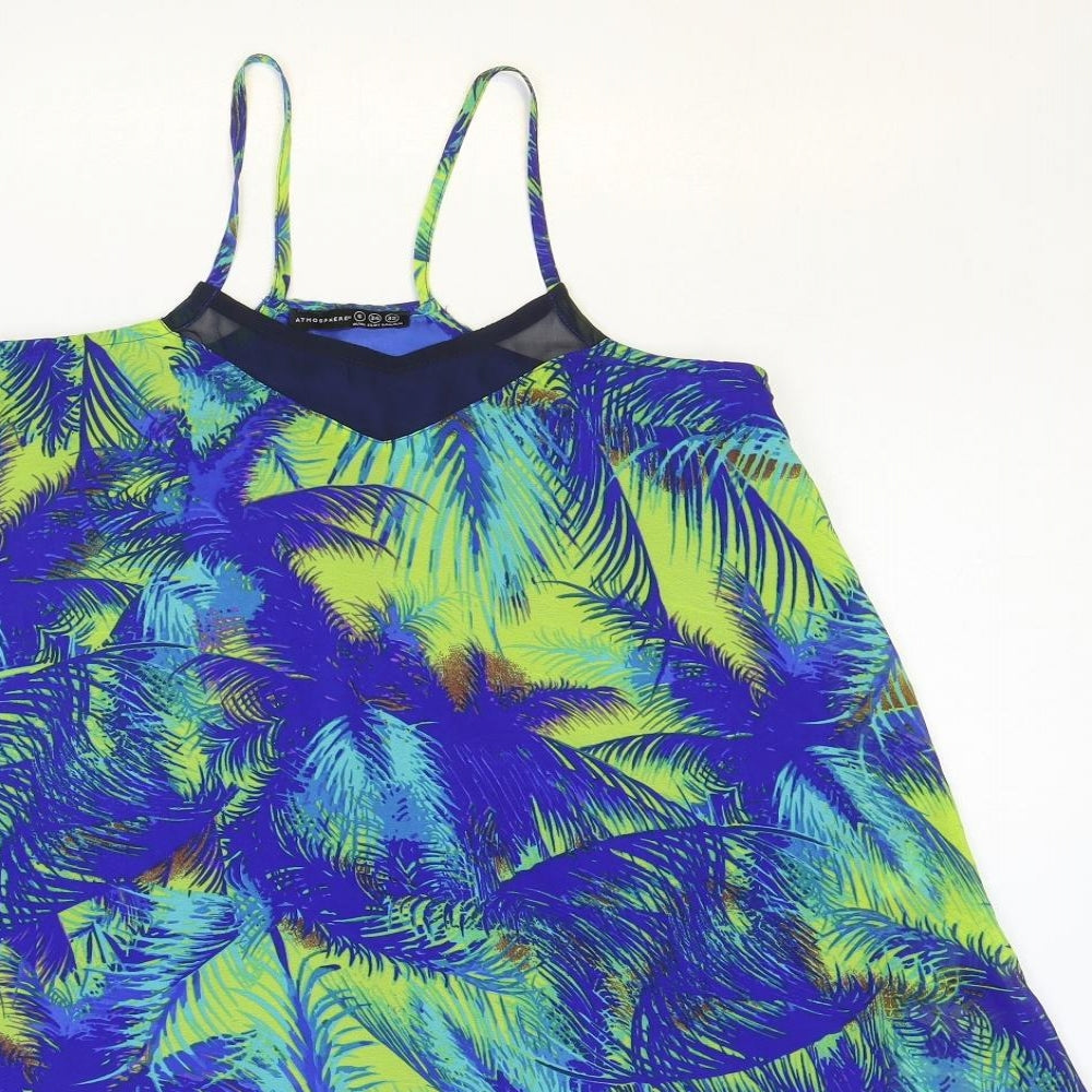Womens UK Size 6 Atmosphere Blue Basic Tank