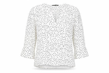 Womens UK Size M Closet Ivory Basic Blouse