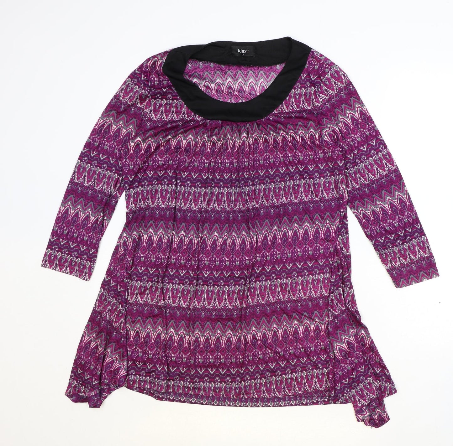 Womens UK Size M Klass Purple Basic Blouse