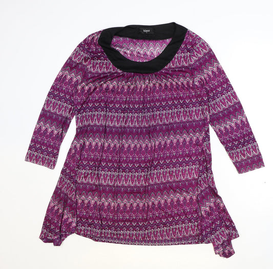 Womens UK Size M Klass Purple Basic Blouse