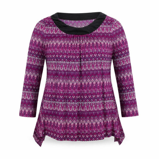 Womens UK Size M Klass Purple Basic Blouse