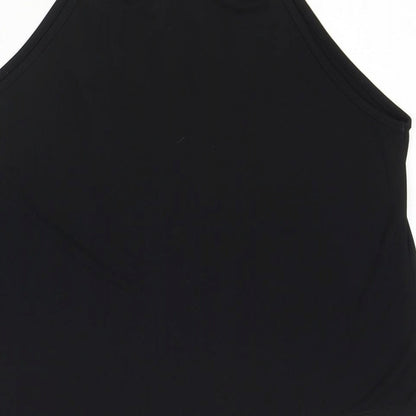 Womens UK Size 10 ASOS Black Basic Tank