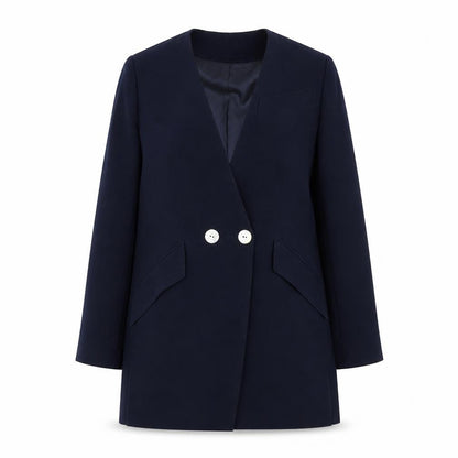 Womens UK Size 10 Frank Usher Blue Overcoat