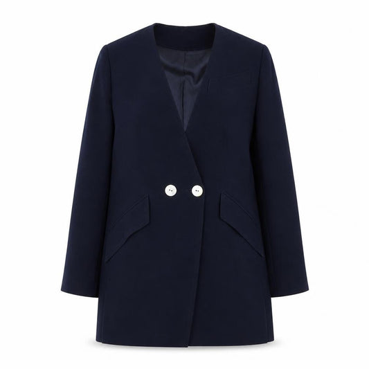 Womens UK Size 10 Frank Usher Blue Overcoat