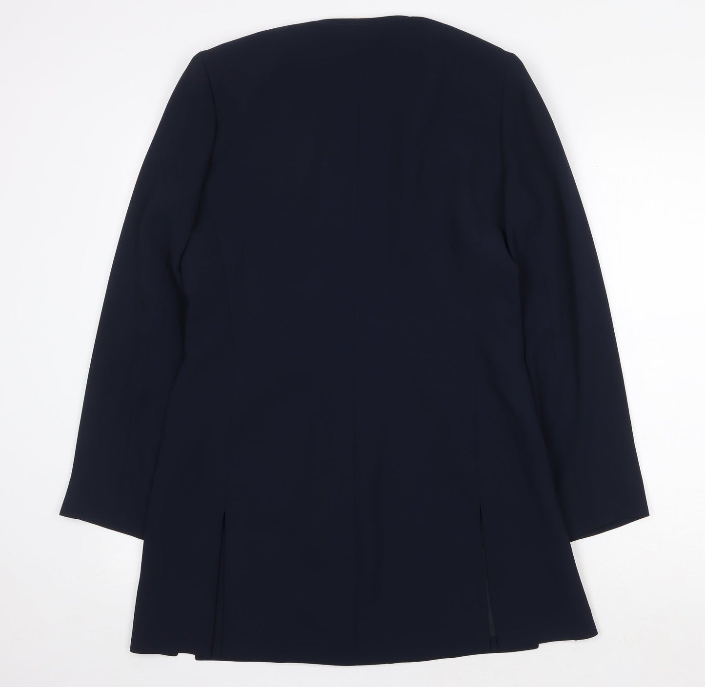 Womens UK Size 10 Frank Usher Blue Overcoat