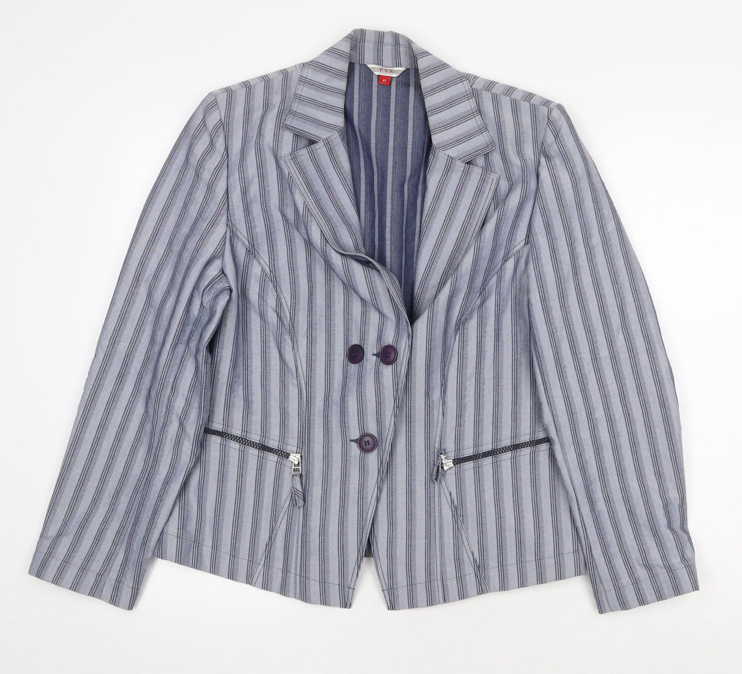 Womens UK Size 10 FSR Blue Jacket