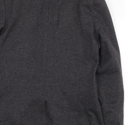Mens UK Size 38 Topman Regular Grey Suit Jacket