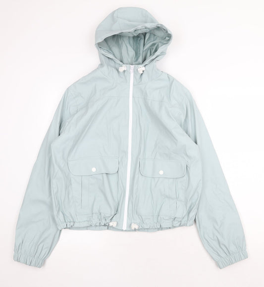 George Womens Grey Jacket Size M Zip