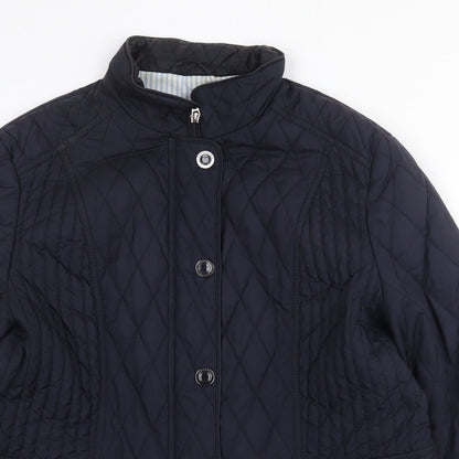 Womens UK Size L Gerry Weber Brown Quilted Coat