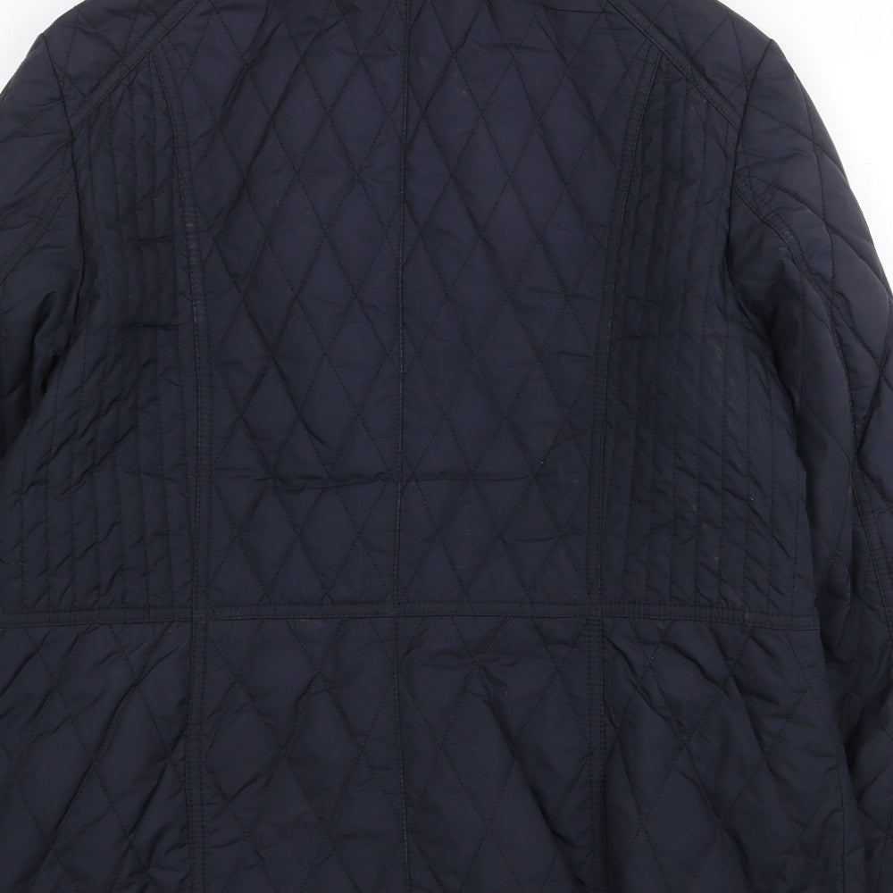 Womens UK Size L Gerry Weber Brown Quilted Coat