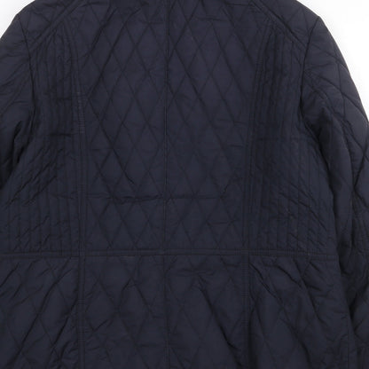 Womens UK Size L Gerry Weber Brown Quilted Coat
