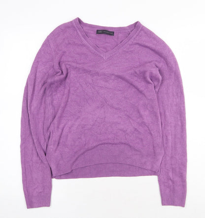 Womens UK Size 8 Marks and Spencer Purple Pullover Jumper