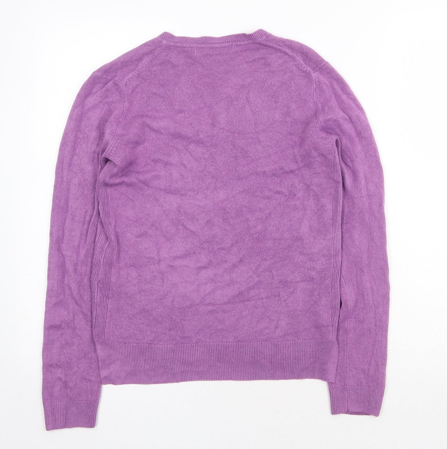 Womens UK Size 8 Marks and Spencer Purple Pullover Jumper